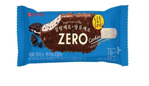 Корейское Эскимо Zero крем печенье24шт