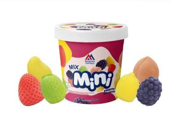Ведро Мини ягодки ВХ 126г 12шт