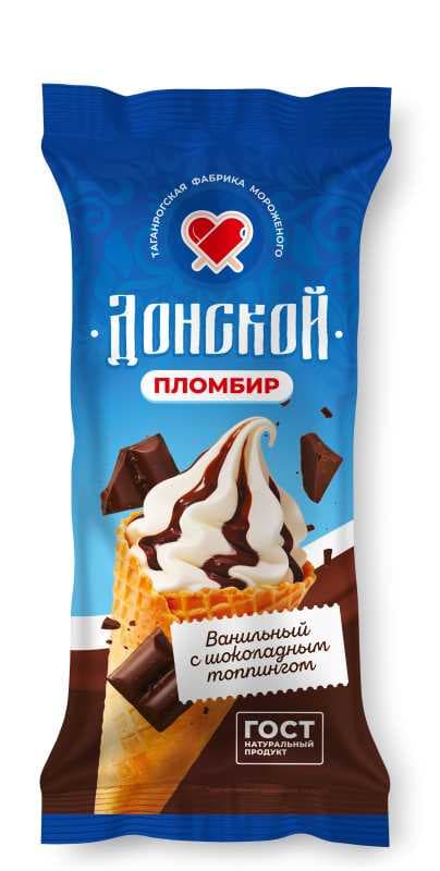Рожок ЛедиНямка с шок. топингом 10шт/ящ №021