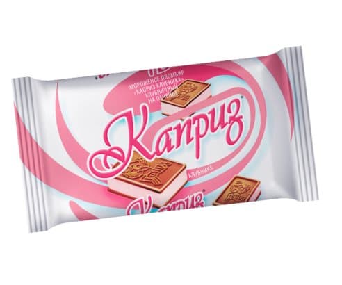 Каприз Сэндвич  клубника 37шт №200