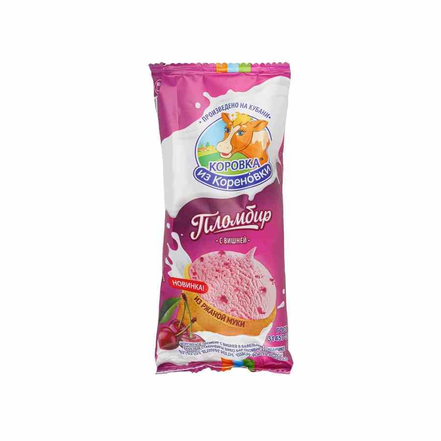 Пломбир 15% Коровка из Кор. Вишня 100г/30шт №157