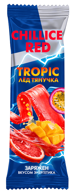 2161 Лед Тянучка с ароматом Энергетика  Маракуя, Манго и кр.Апельсин, 70 гр. 30шт 