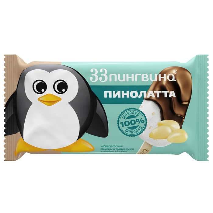 33 Пингвина Пинолатта 80гр./20шт ЭСКИМО/302