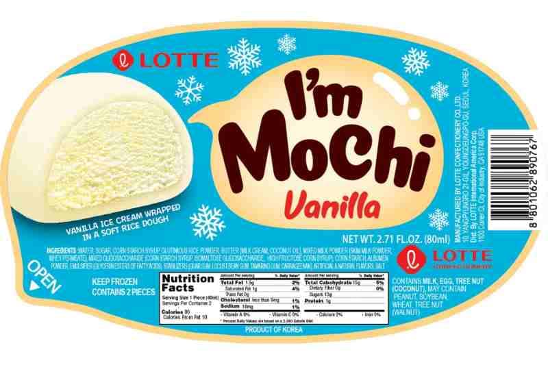 Корейское Рисовое -I*m Mochi ваниль 24шт