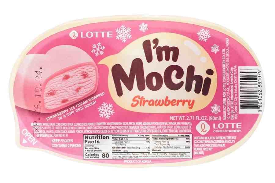 Корейское Рисовое -I*m Mochi клубничное 24шт