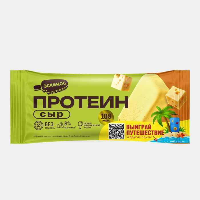 Э/Эск. "ЭСКИМОС ЛАБ" протеиновое сырное без сахара 70гр 20шт/861