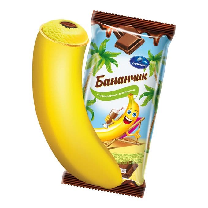 Бананчик Стакан ваф.60г 30шт №203